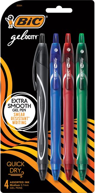 GELOCITY QUICK DRY 4PK AST