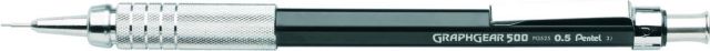 Mechanical Pencil Graphgear 500 Black .5Mm