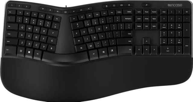 Incase Ergonomic Keyboard Designed by Microsoft, Black - ONLINE ONLY