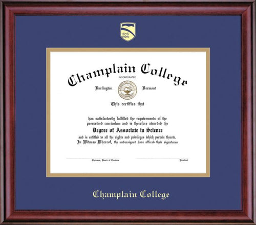 Champlain College 8.5'' x 11'' Classic Diploma Frame