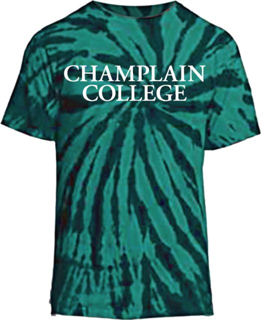 Champlain College Tie Dye Short Sleeve T-Shirt