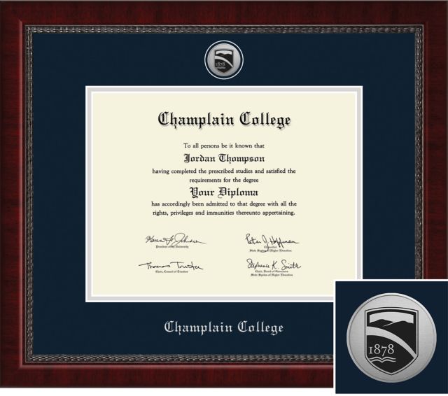 Church Hill Classics Engraved Diploma Frame. Assoc., Bachelors, Masters. - ONLINE ONLY