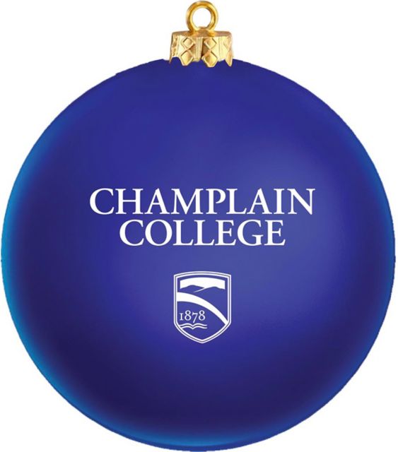 Champlain College Shatterproof Ornament
