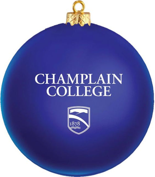 Champlain College Shatterproof Ornament