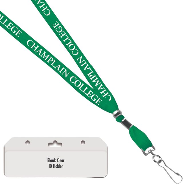 Champlain College Card Dispenser Lanyard