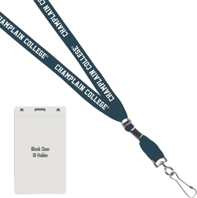 Champlain College Card Dispenser Lanyard
