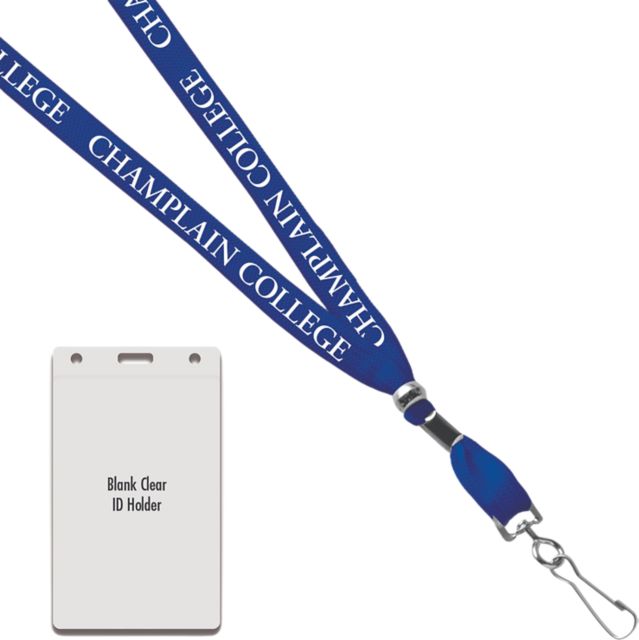 Champlain College Card Dispenser Lanyard
