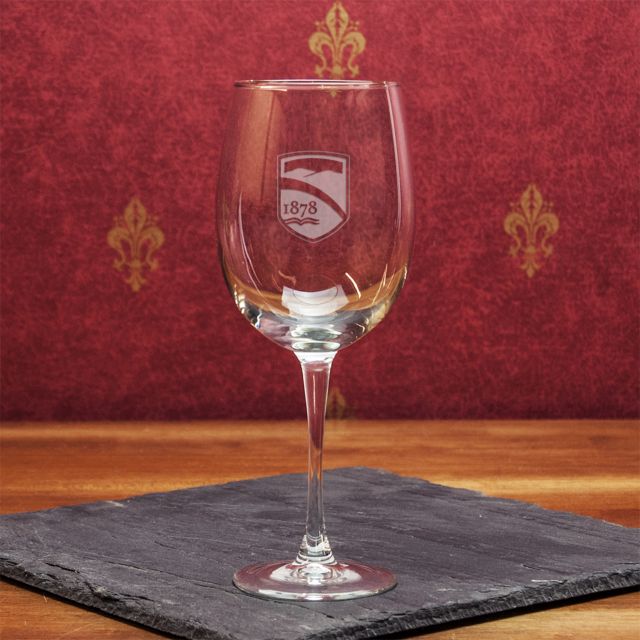 Champlain College 19 Oz. Wine Glass