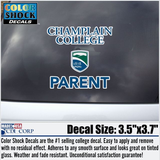 Champlain College Parent Decal
