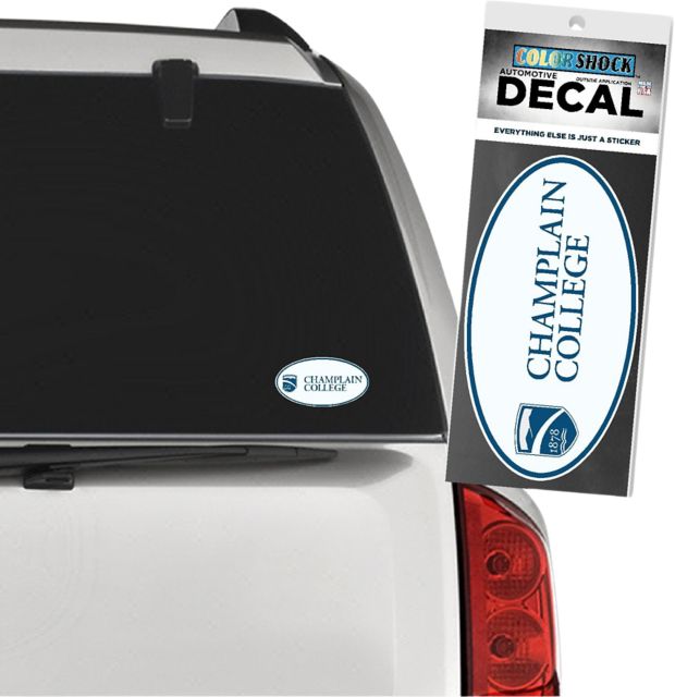 Champlain College Decal