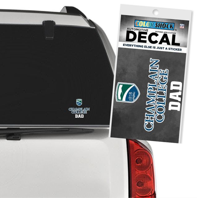 Champlain College Dad Decal