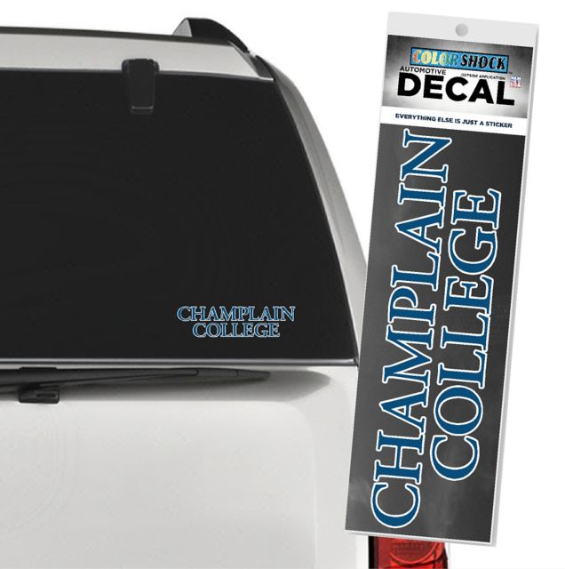 Champlain College Decal
