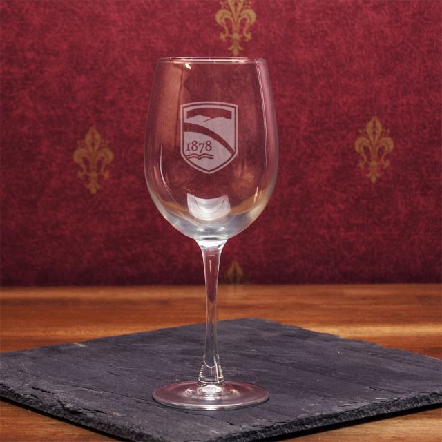 Champlain College 16 oz. Wine Glass