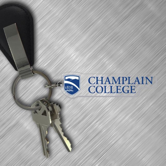 Champlain College Keychain