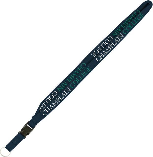 Champlain College Woven 3/4'' Lanyard
