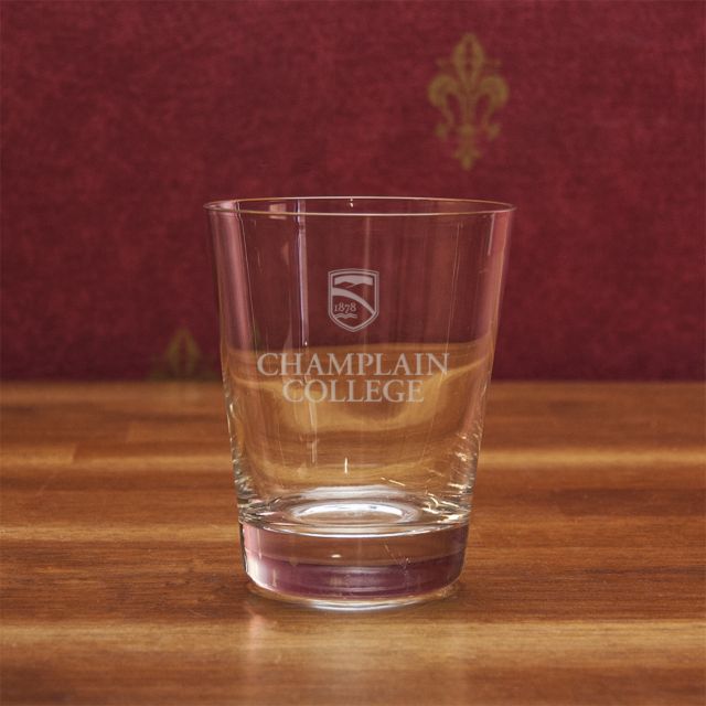 Champlain College 13.5 oz. Titan Rockglass