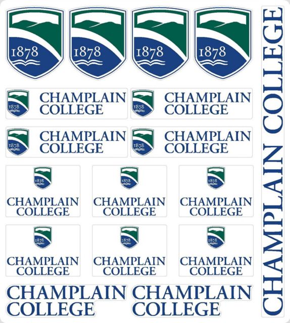 Champlain College Sticker Sheet