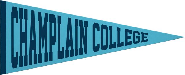 Champlain College 12x30 Pennant