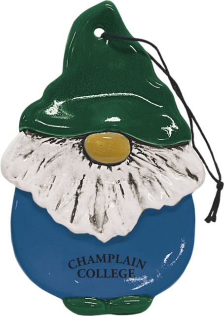 Champlain College Christmas Gnome Ornament