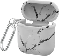 Airpod Silicone Cs Wht Marble