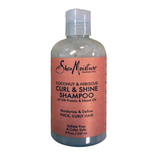 Shea Moisture Coconut & Hibiscus Curl and Shine Shampoo 8 fl oz