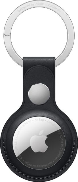 AirTag Leather Key Ring - Midnight - ONLINE ONLY