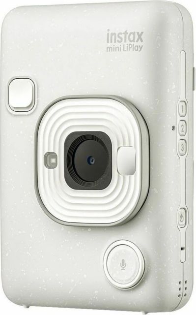 FUJI Instax LiPlay Hybrid Camera and Printer in Misty White