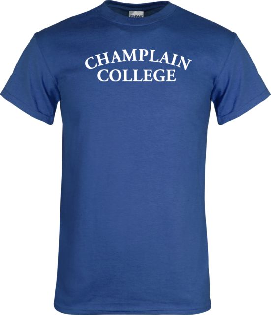 Champlain T Shirt Arched Champlain College - ONLINE ONLY