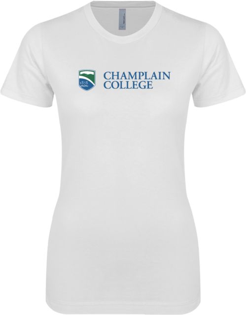 Champlain Next Level Womens Boyfriend Tee Champlain College w/ Shield Flat - ONLINE ONLY