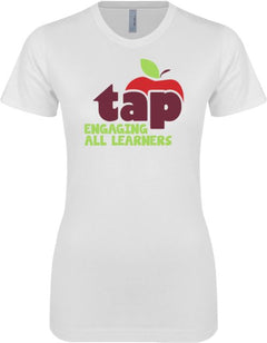 Champlain Next Level Ladies SoftStyle Junior Fitted Tee Engaging all Learners - ONLINE ONLY