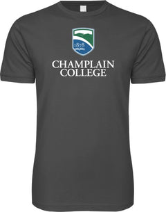 Champlain Next Level SoftStyle T Shirt Champlain College w/ Shield Stacked - ONLINE ONLY