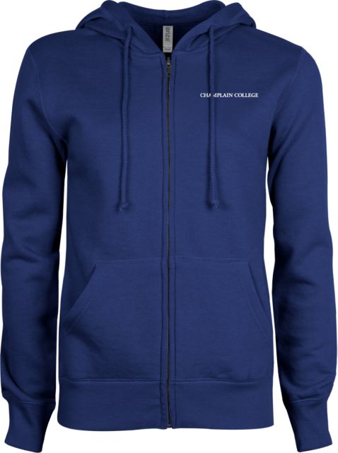 Champlain ENZA Womens Fleece Full Zip Hoodie Primary Mark - ONLINE ONLY