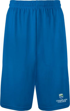 Champlain Performance Classic 9 Inch Short Champlain College w/ Shield Stacked - ONLINE ONLY