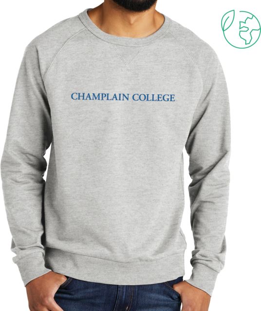Champlain Allmade Light Organic French Terry Crewneck Sweatshirt Primary Mark - ONLINE ONLY