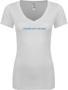 Champlain Next Level Womens Ideal V Tee Primary Mark - ONLINE ONLY