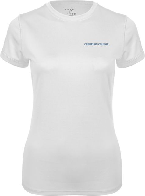 Champlain Womens Performance Short Sleeve Tee Primary Mark - ONLINE ONLY