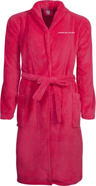 Champlain Ladies Plush Microfleece Shawl Collar Robe Primary Mark - ONLINE ONLY