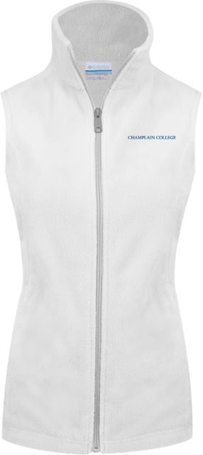 Champlain Columbia Ladies Full Zip Fleece Vest Primary Mark - ONLINE ONLY