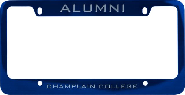 Champlain Alumni Metal License Plate Frame Alumni - ONLINE ONLY