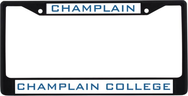 Champlain Metal License Plate Frame in Black - ONLINE ONLY